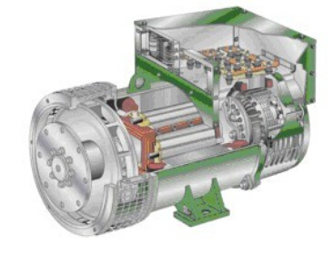 巴中发电机内部结构图